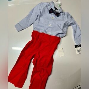 New with tag baby formal outfit size 18M 3 pieces set